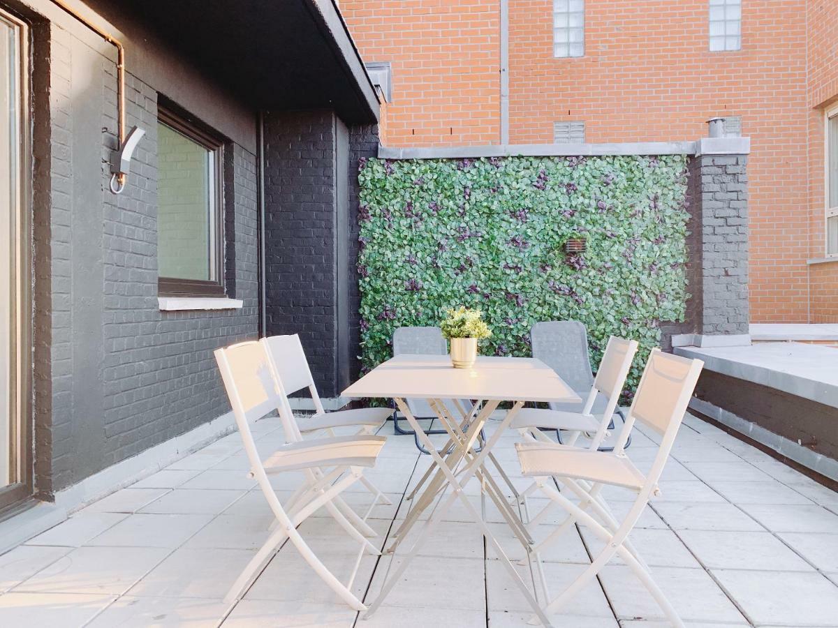 Apartamento Luxury Apart' Mons City Center With Terrace Exterior foto