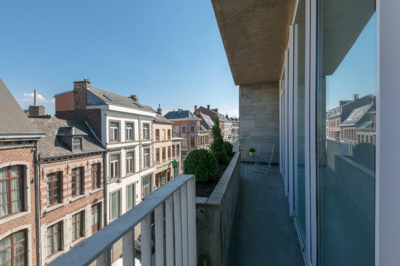 Apartamento Luxury Apart' Mons City Center With Terrace Exterior foto