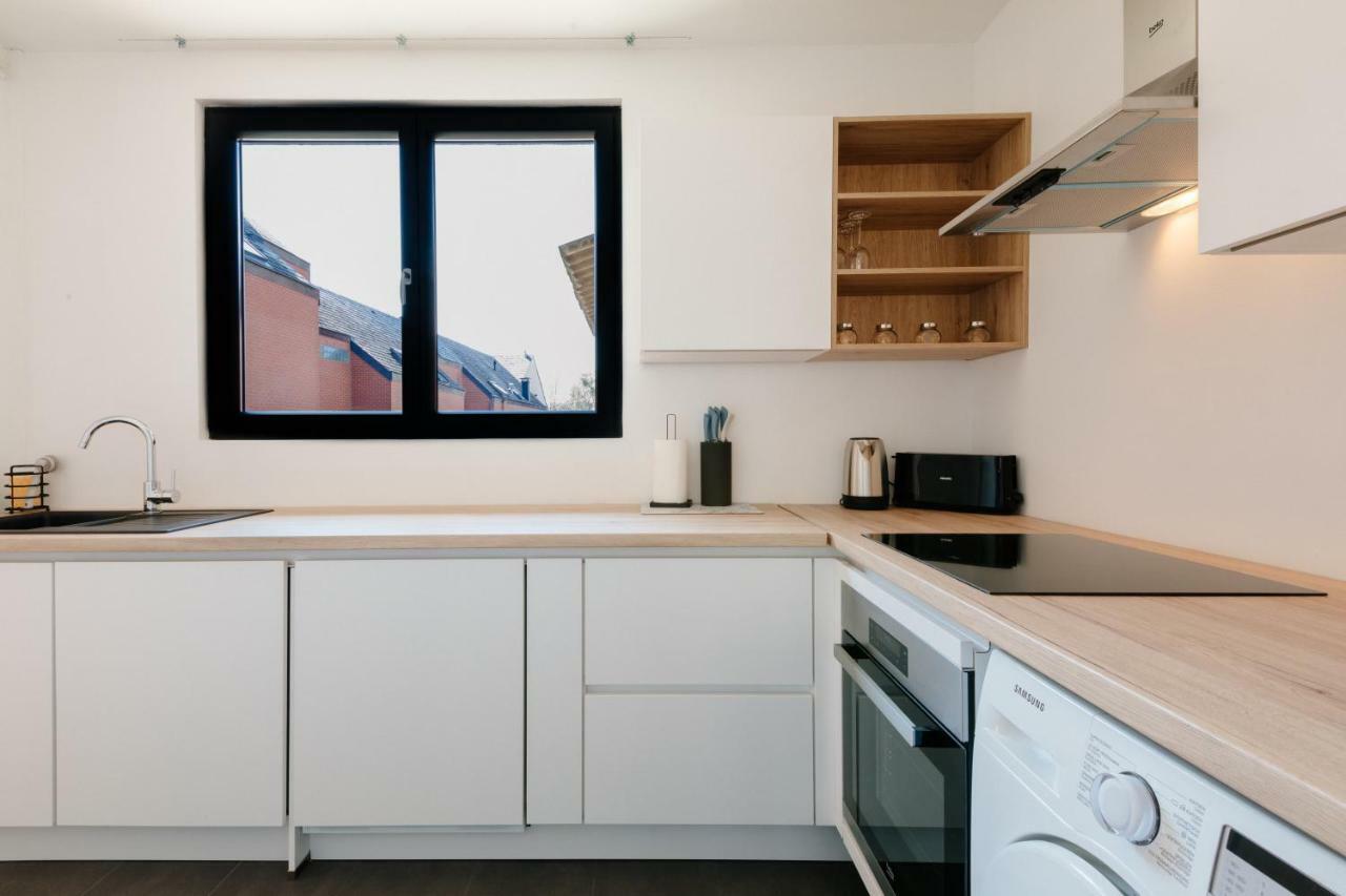 Apartamento Luxury Apart' Mons City Center With Terrace Exterior foto