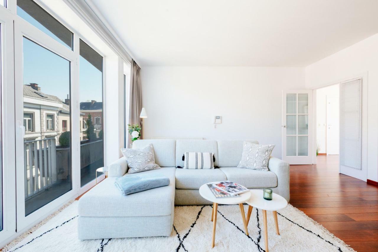 Apartamento Luxury Apart' Mons City Center With Terrace Exterior foto
