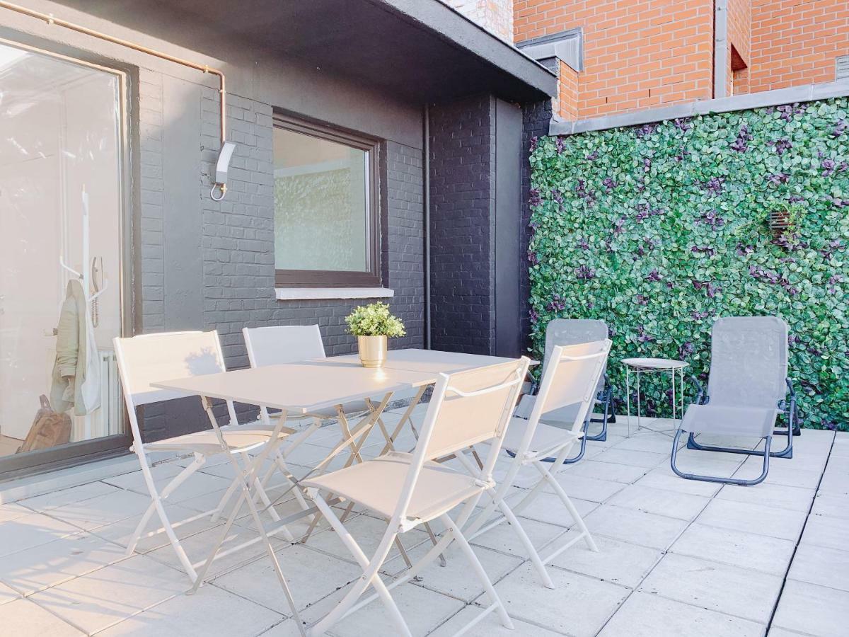 Apartamento Luxury Apart' Mons City Center With Terrace Exterior foto