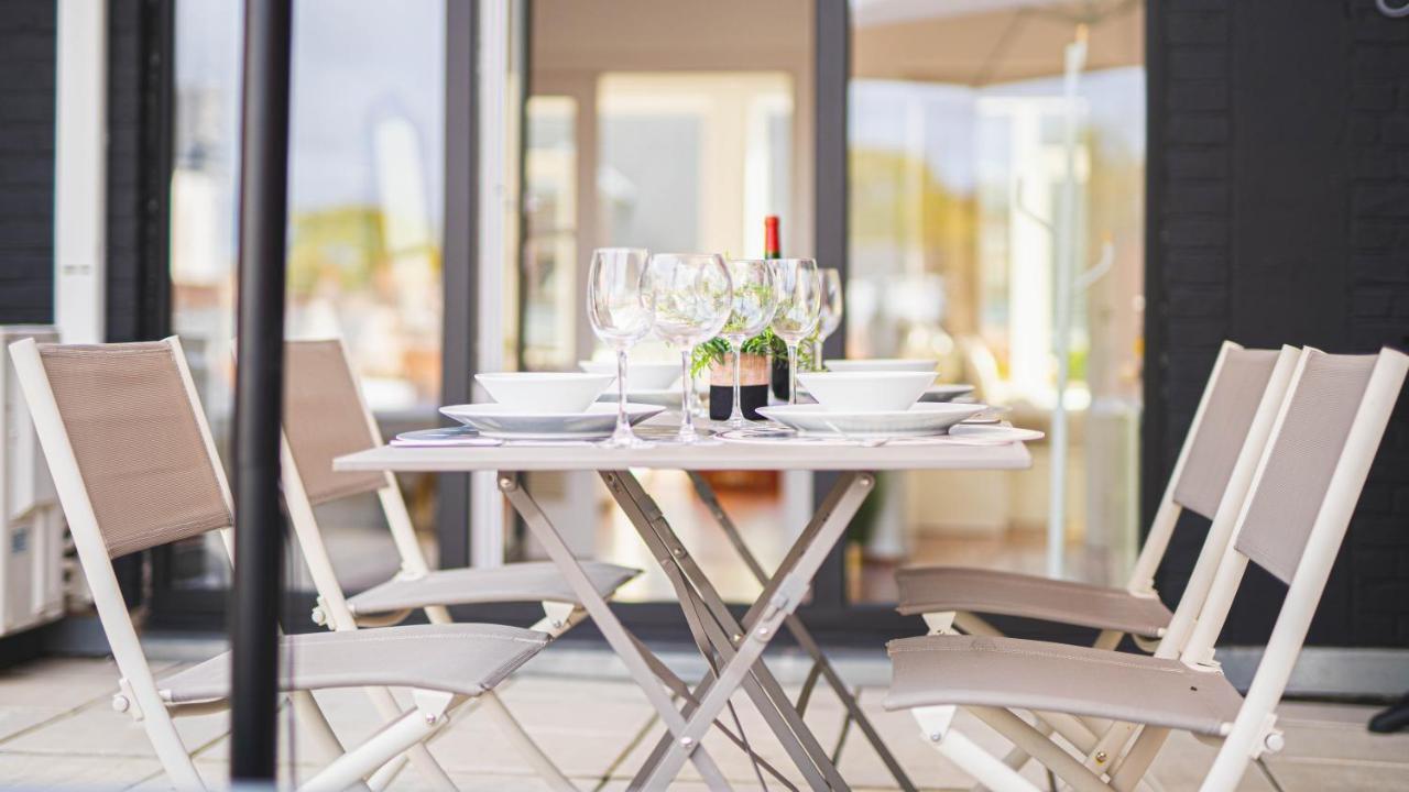 Apartamento Luxury Apart' Mons City Center With Terrace Exterior foto